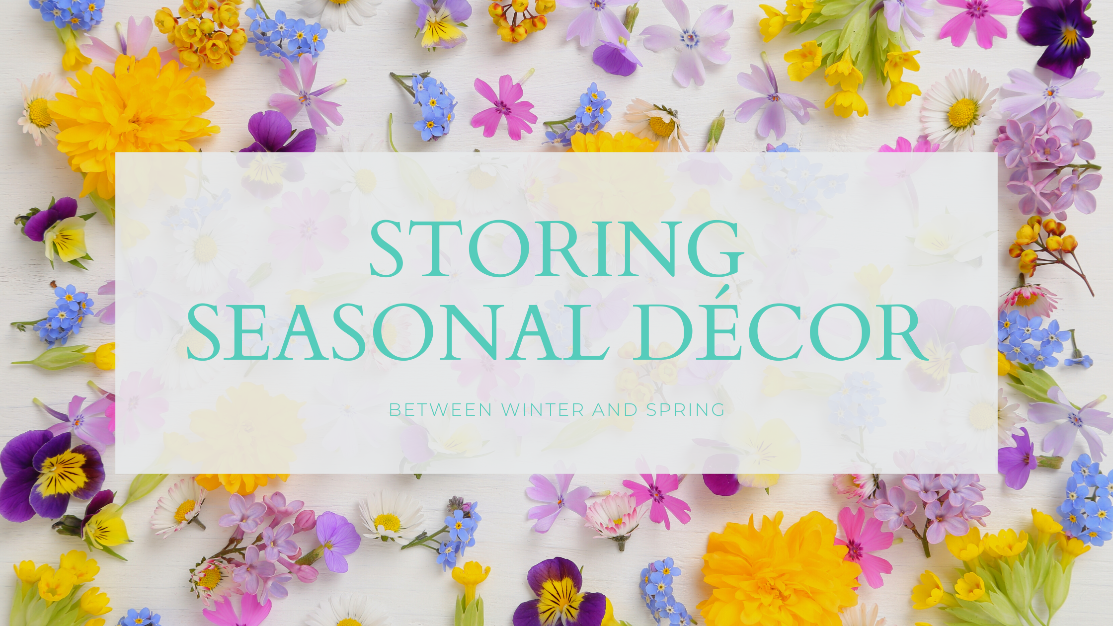 Storing Seasonal Decor Storing Seasonal Decor